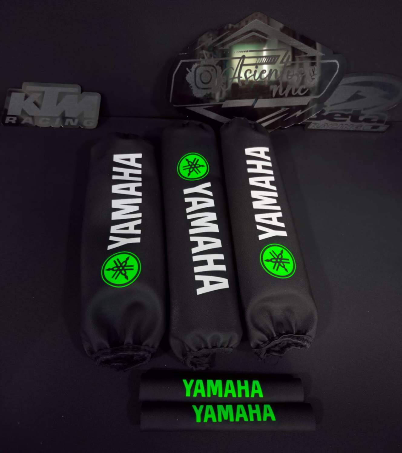 PROTECTORES DE AMORTIGUADORES YAMAHA verde