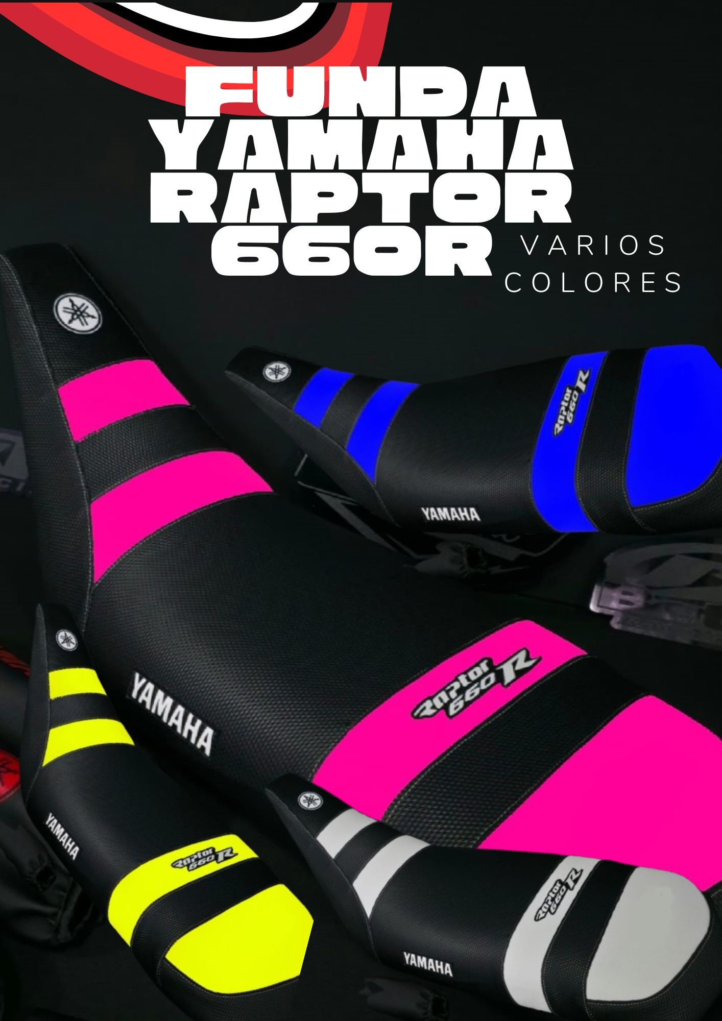 FUNDAS YAMAHA RAPTOR 660R VARIOS COLORES